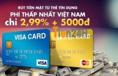 rút tiền thẻ tín dụng